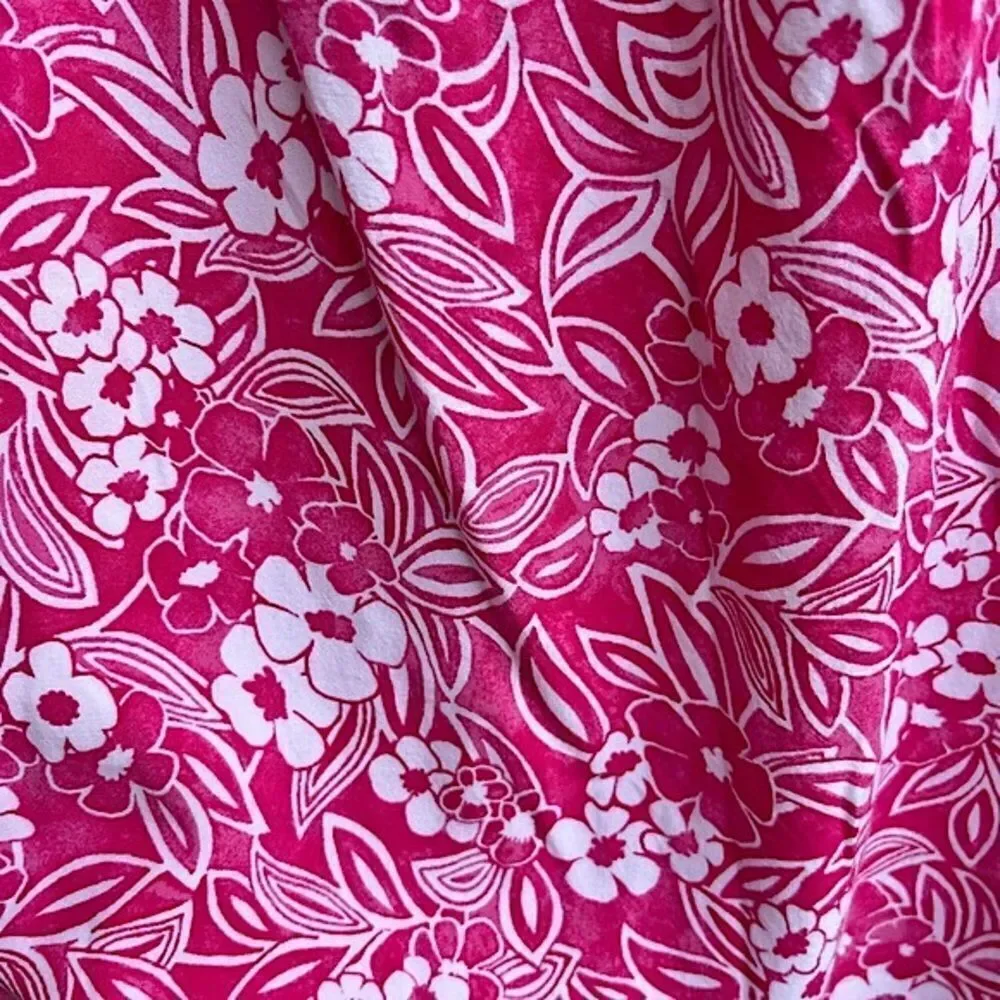 Old Navy Off-Shoulder Dress Girls L(10-12) Pink & White Floral